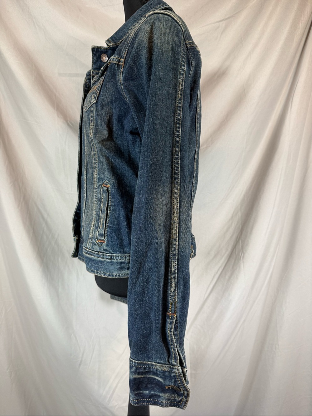Vintage Y2K Abercrombie & Fitch Denim Jacket - Size Large - Picture 5 of 6